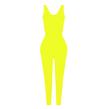 Neon Yellow Jumpsuit- 2way wear