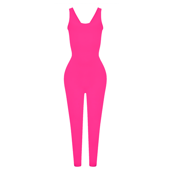 Hot Pink Jumpsuit- 2way wear