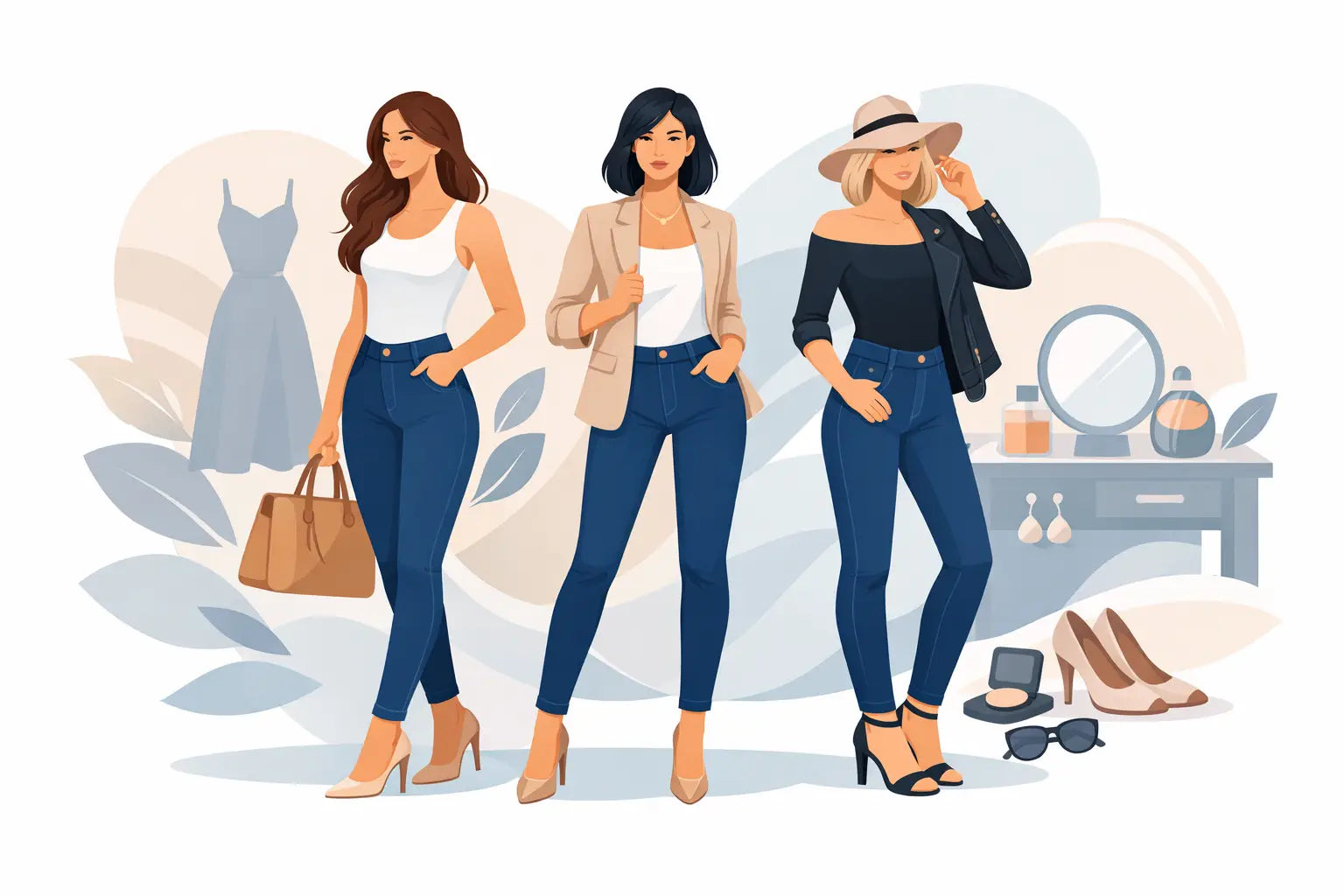 What to Wear with Body Contouring Jeans