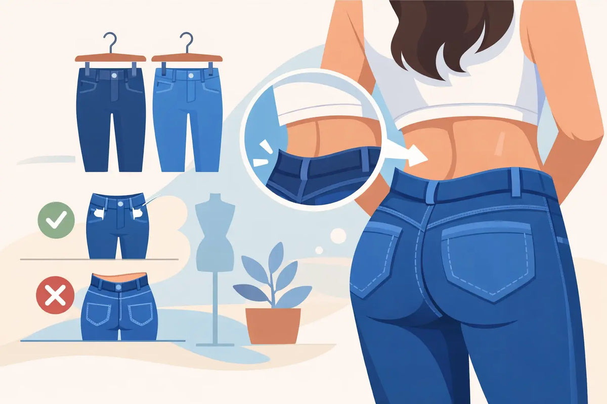 Jeans for Lower Back Gap Problem That Fit – Honeyz