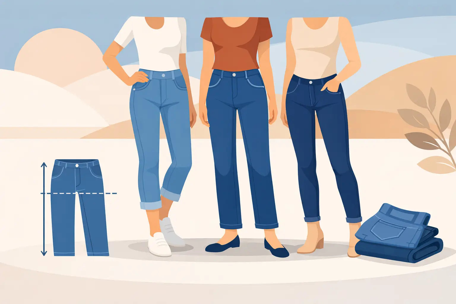 Guide to Women’s Jean Rises and Inseams