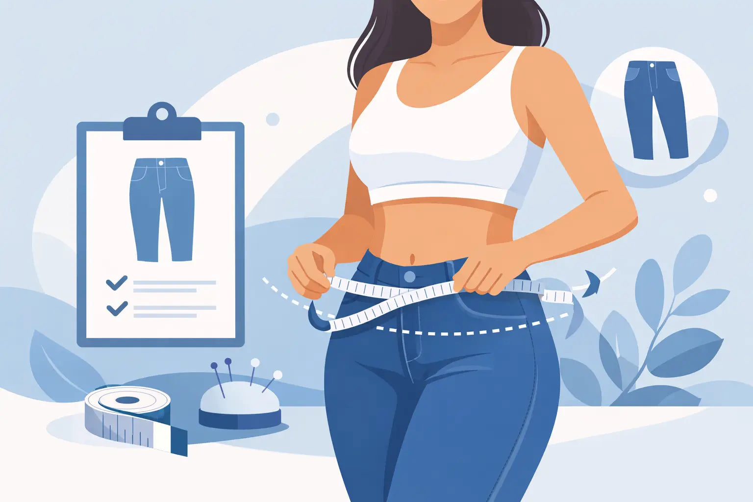 How to Measure Hips for Jeans Properly