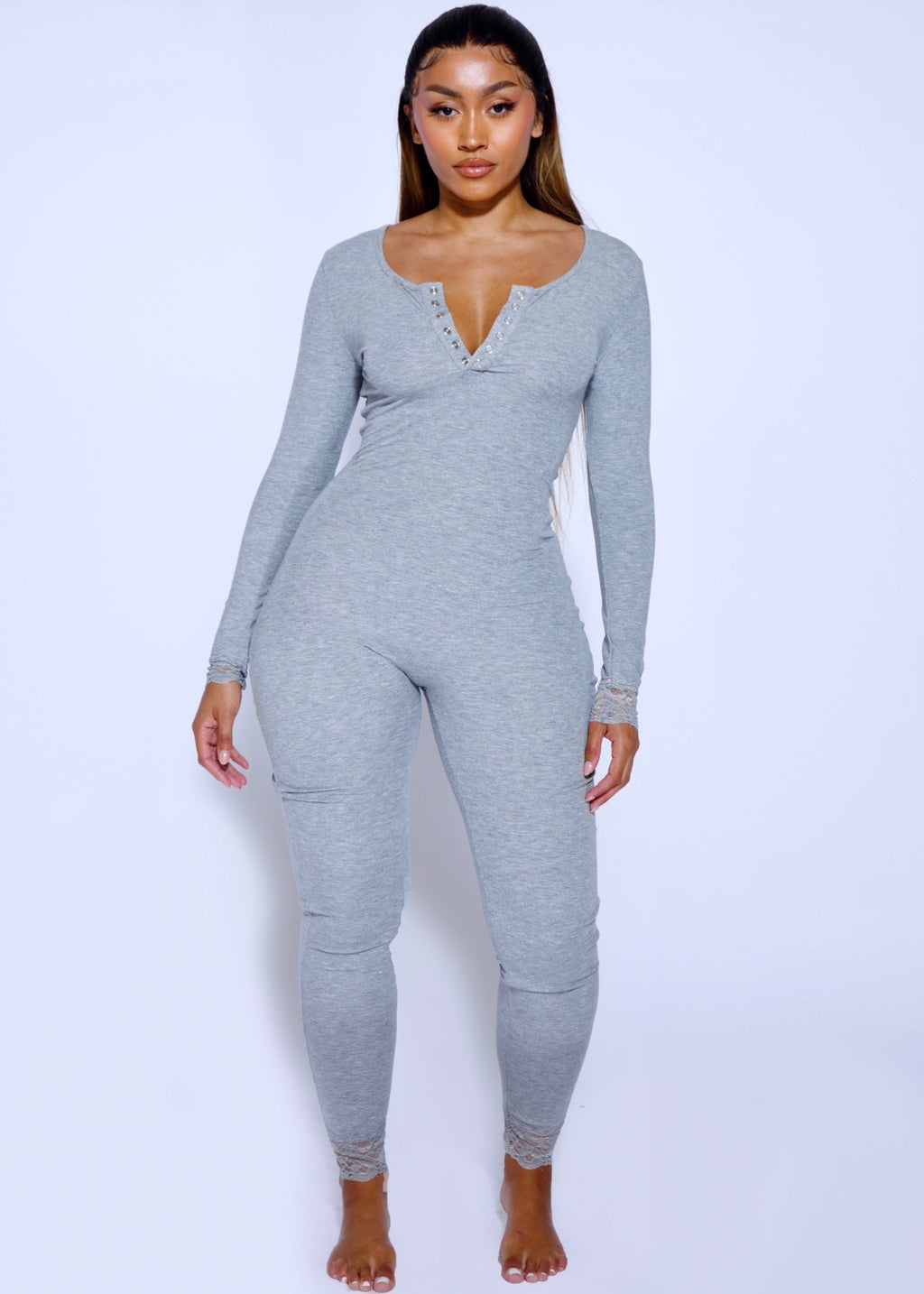 Buttercup Onesie Grey