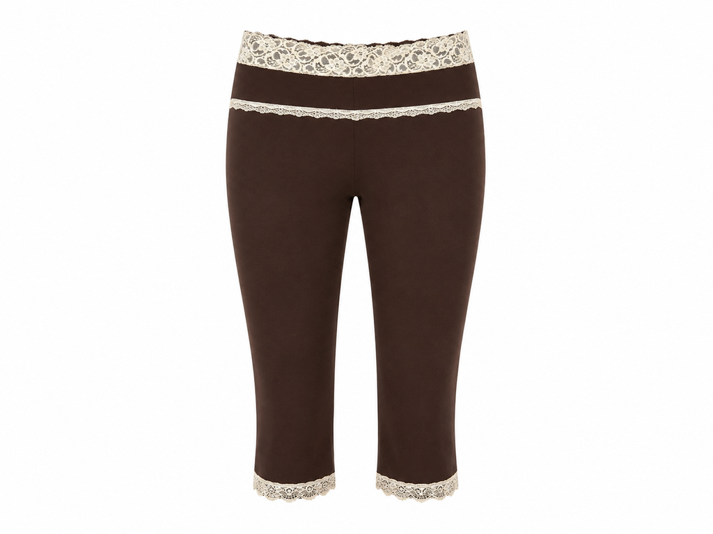 All’Da’HONEYZ Wear Honeyz Chocolate+Vanilla Capri Set