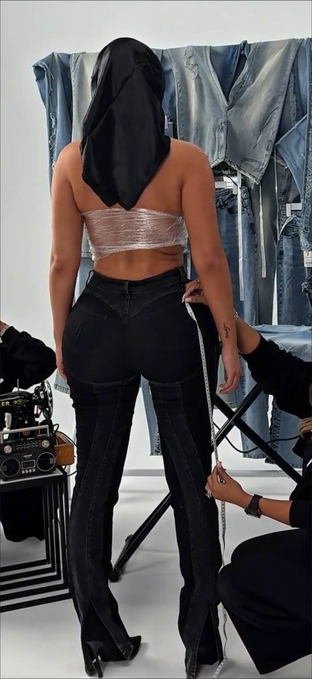 Femme Fatale 2 Shaded Black Jeans