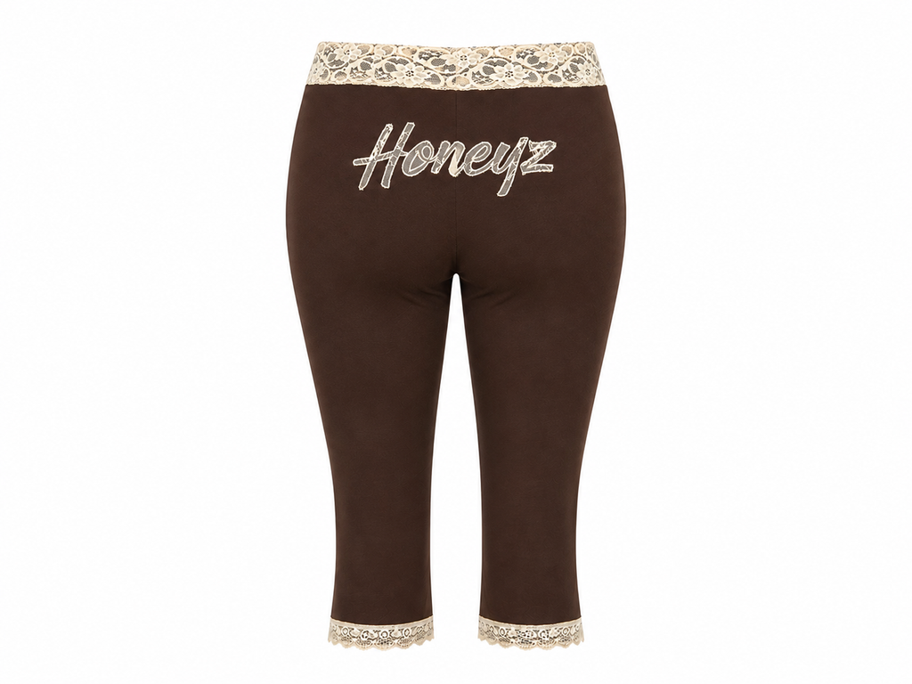 All’Da’HONEYZ Wear Honeyz Chocolate+Vanilla Capri Set