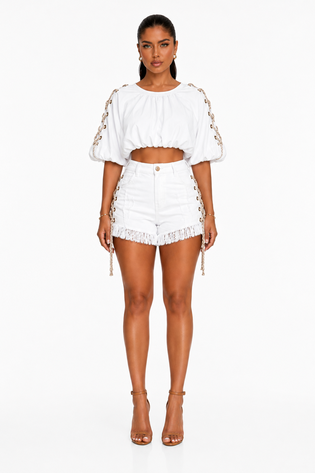 White Queen Pin Shorts *Join The Wait List*