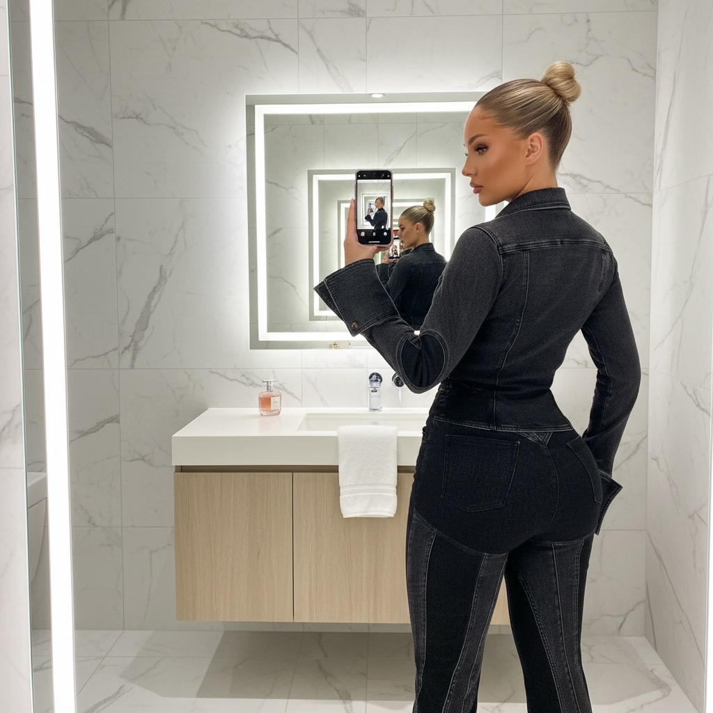 Femme Fatale 2 Shaded Black Jeans