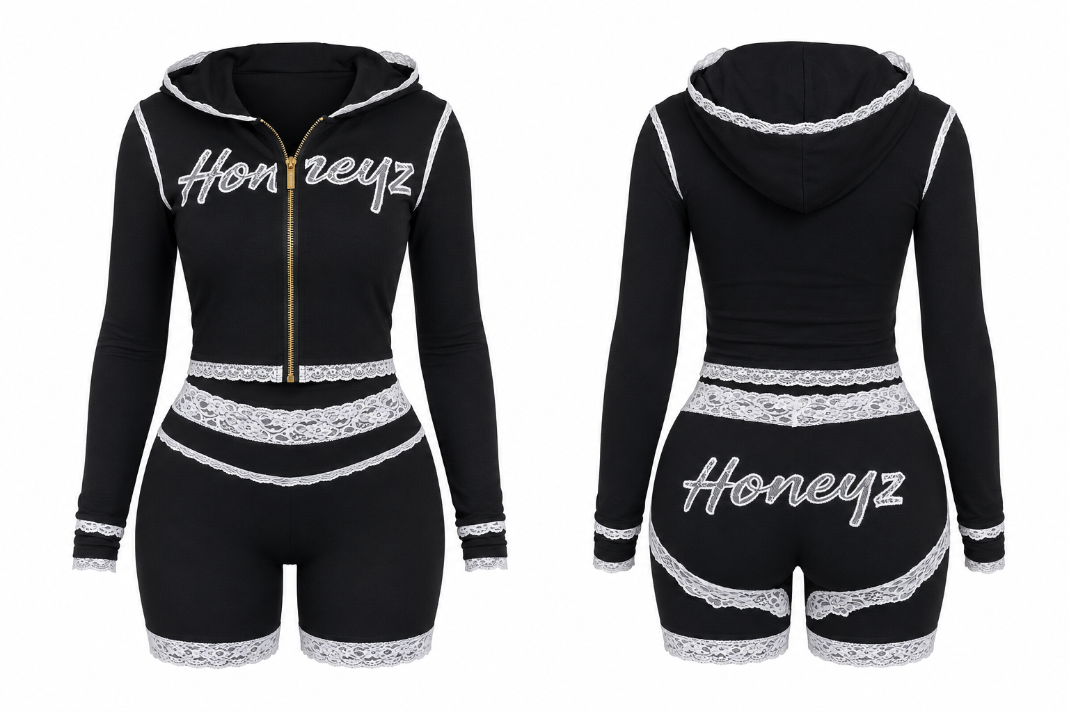 All’Da’HONEYZ Wear Honeyz Shorts Set