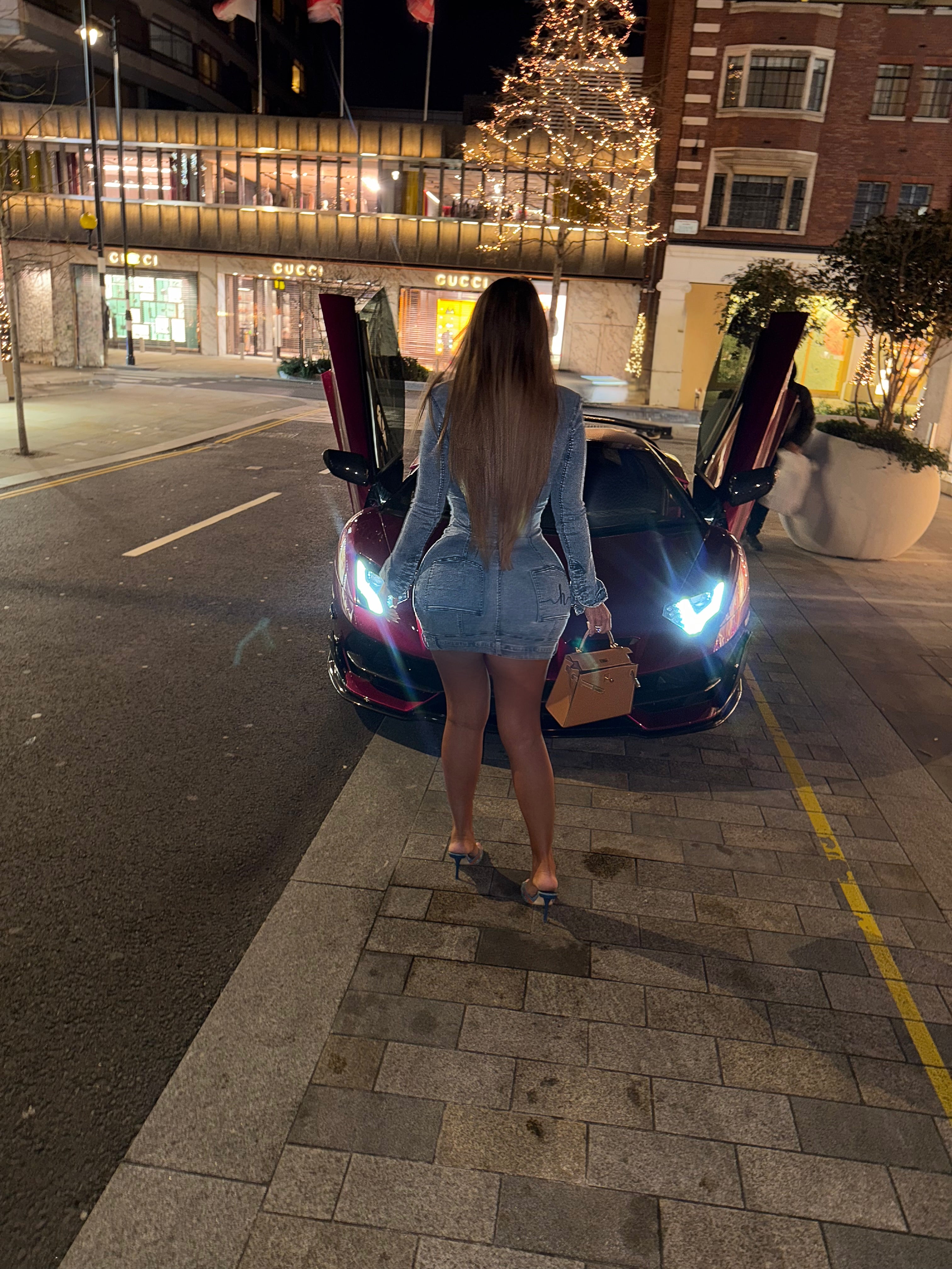 In Demand Denim Mini Dress