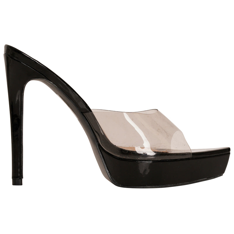 Black Perspex Heels