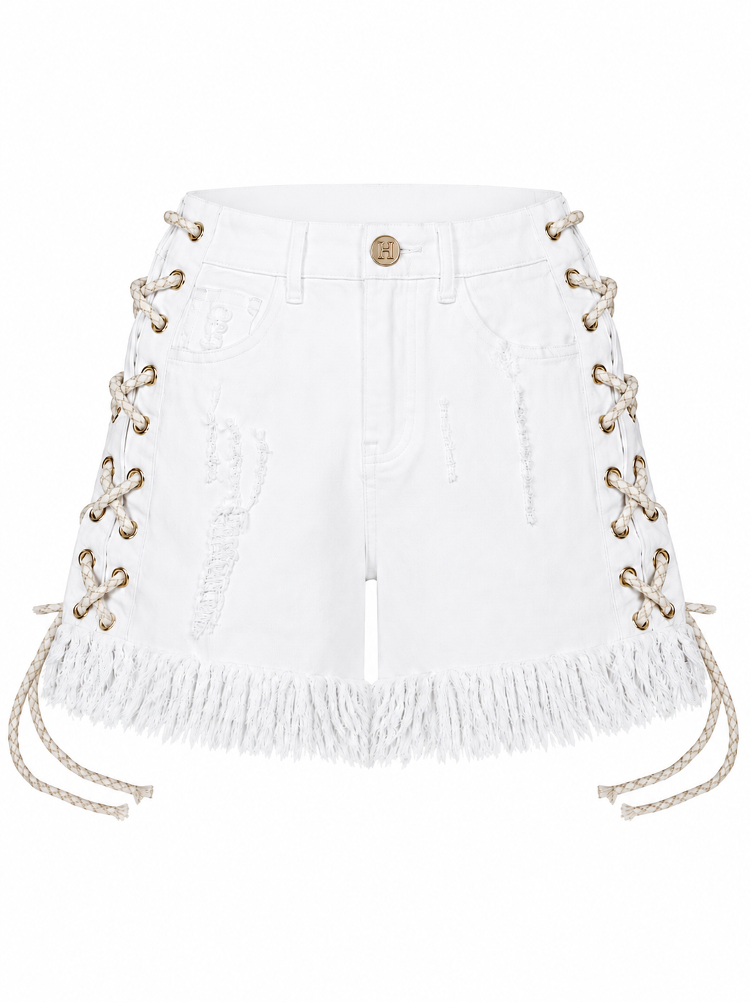 White Queen Pin Shorts *Join The Wait List*