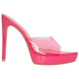 Pink Perspex Heels
