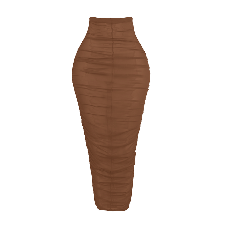 Escape Brown Mesh Skirt