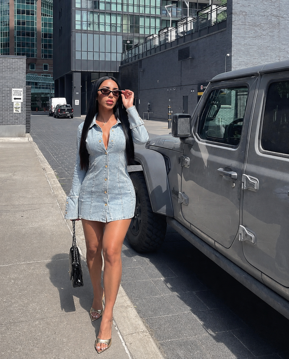 The Perfect Denim Shirt Dress