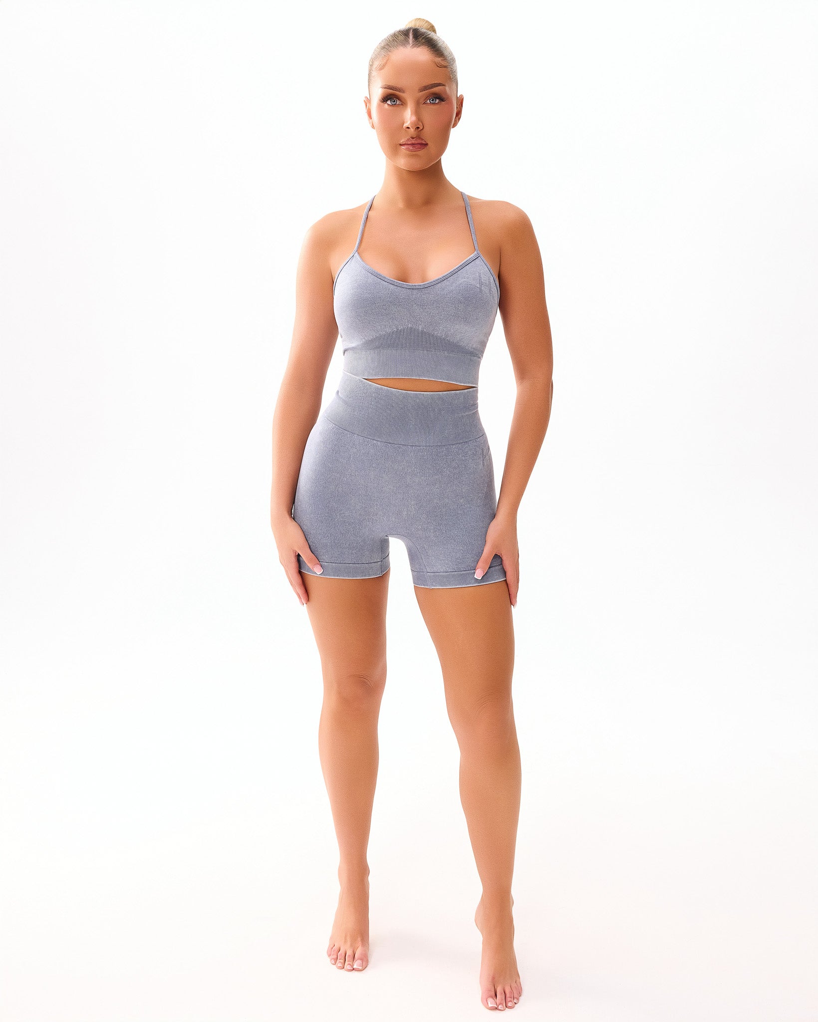BOUNCE SET- Light Denim 4 Piece