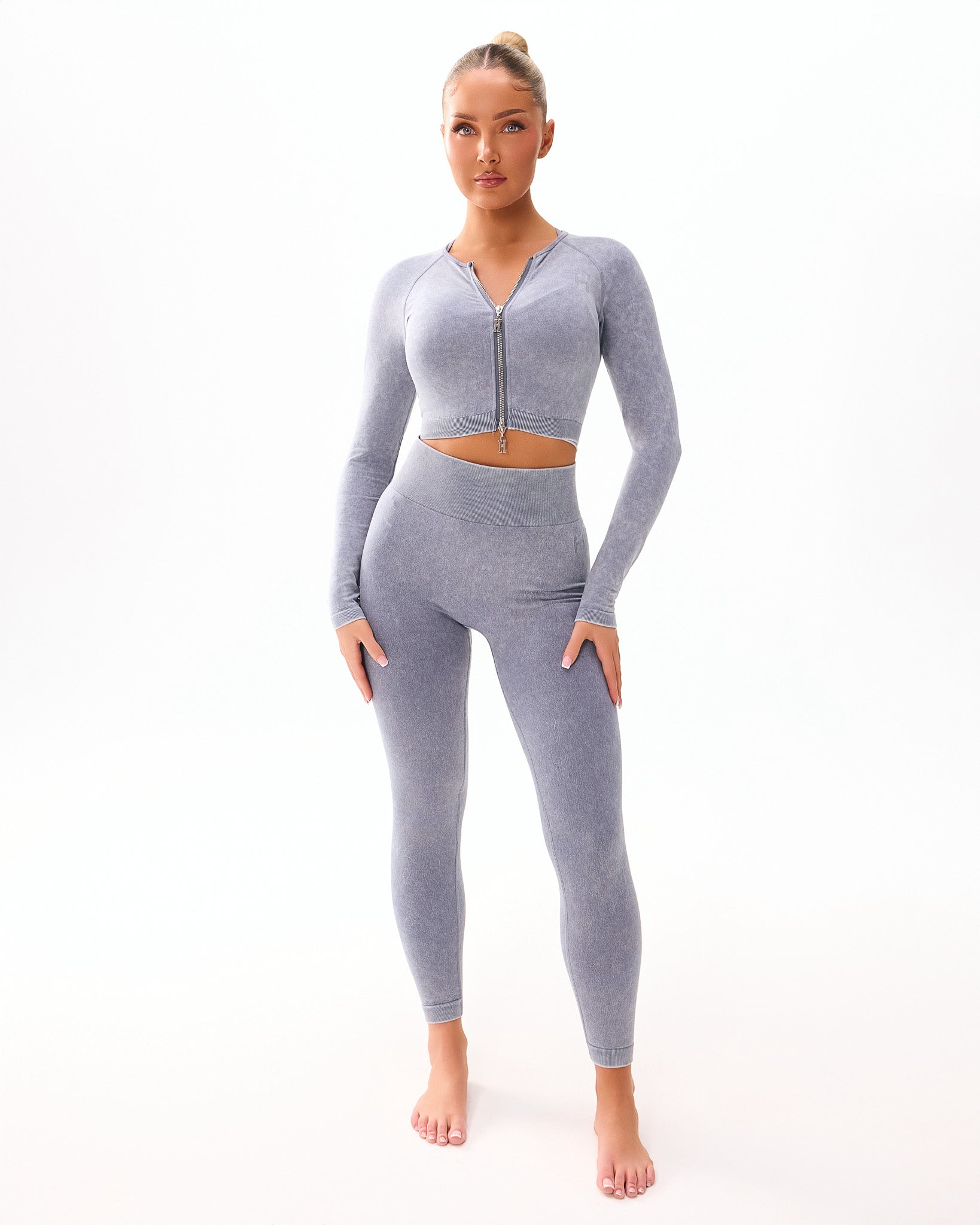 BOUNCE SET- Light Denim 4 Piece