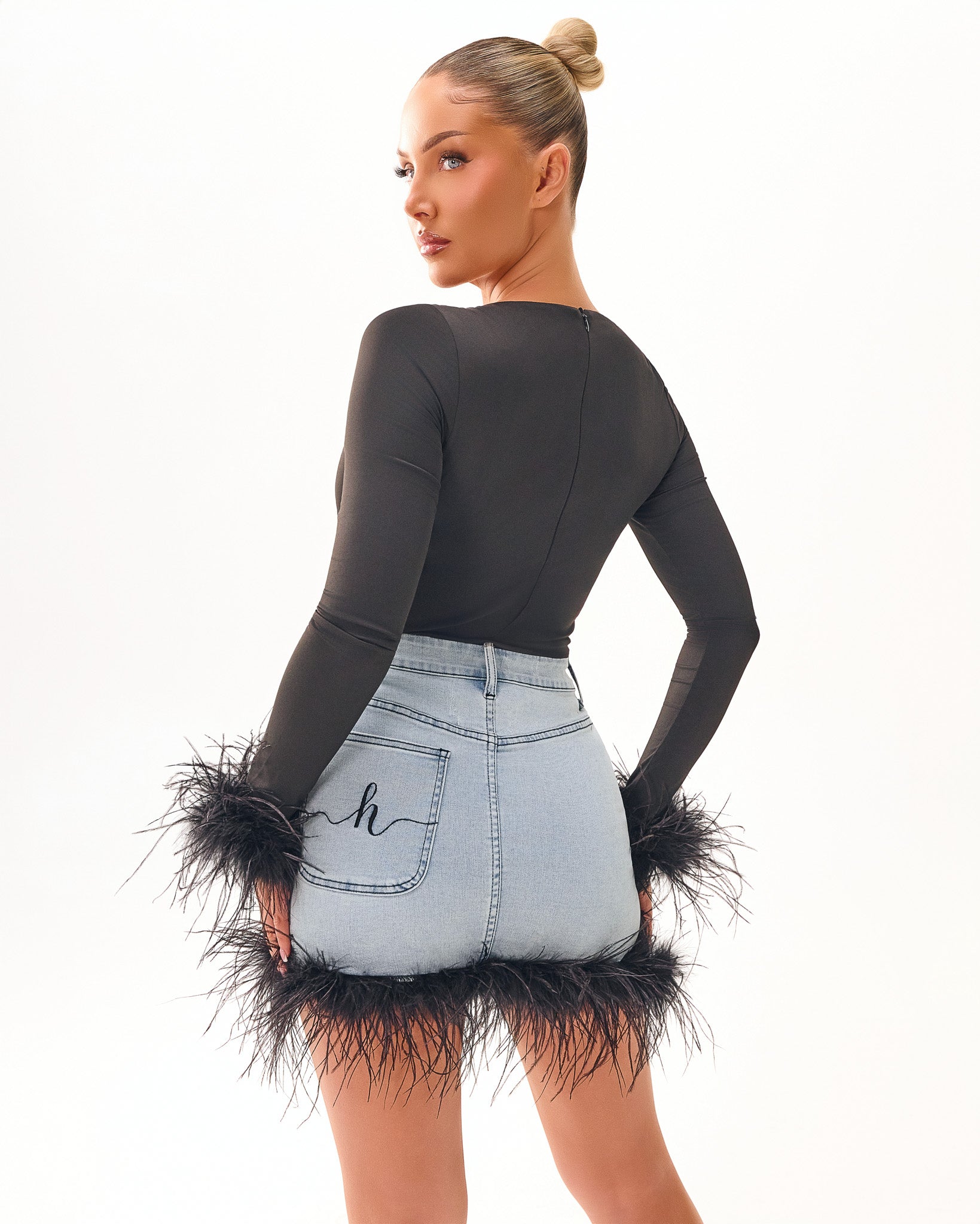 Black Ice Mini Skirt