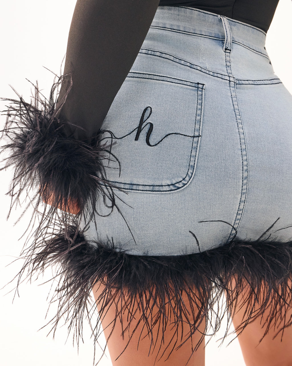 Black Double Up Fur Body