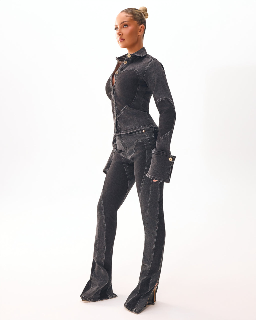 Femme Fatale 2 Shaded Black Jeans