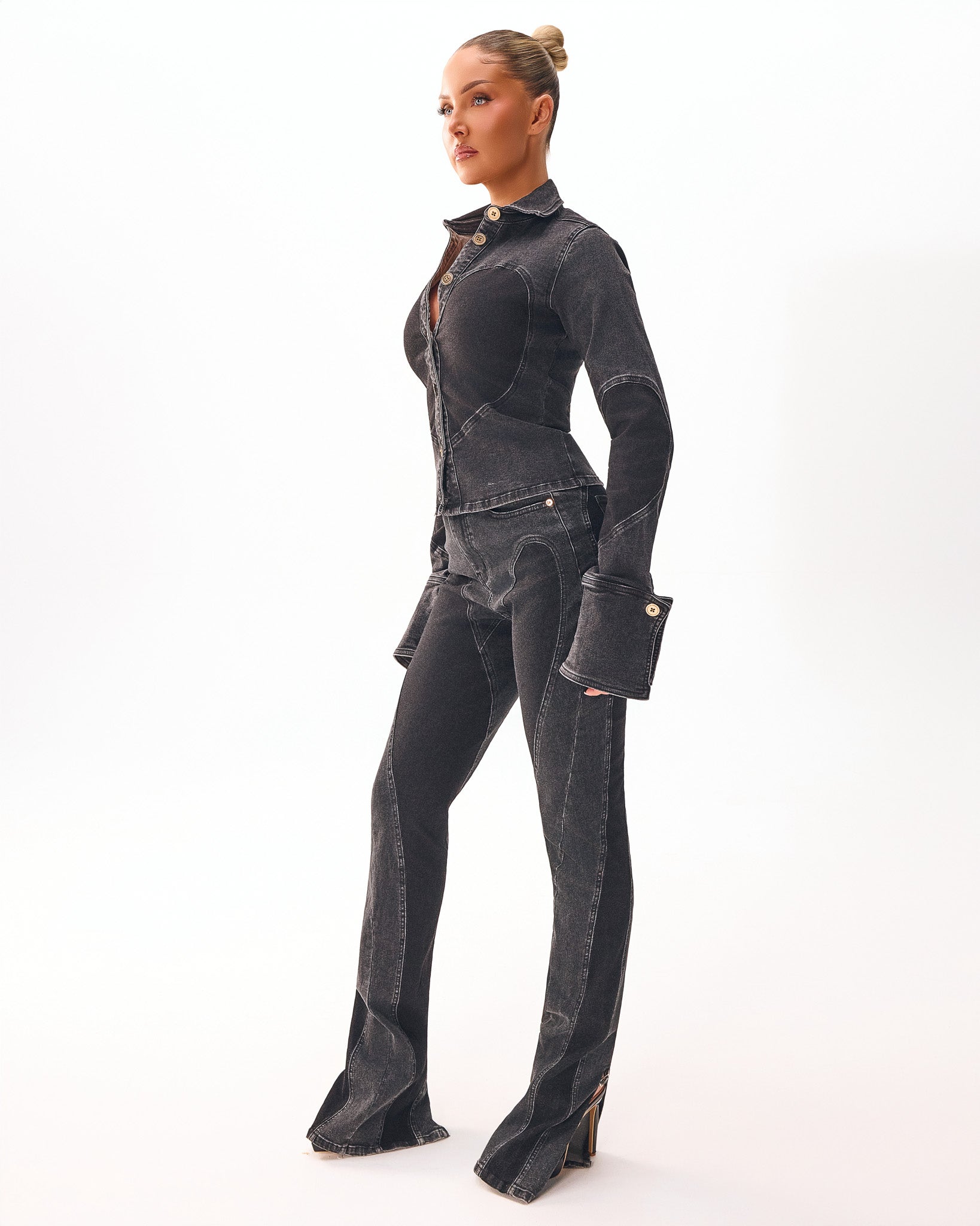 Femme Fatale 2 Shaded Black Jeans