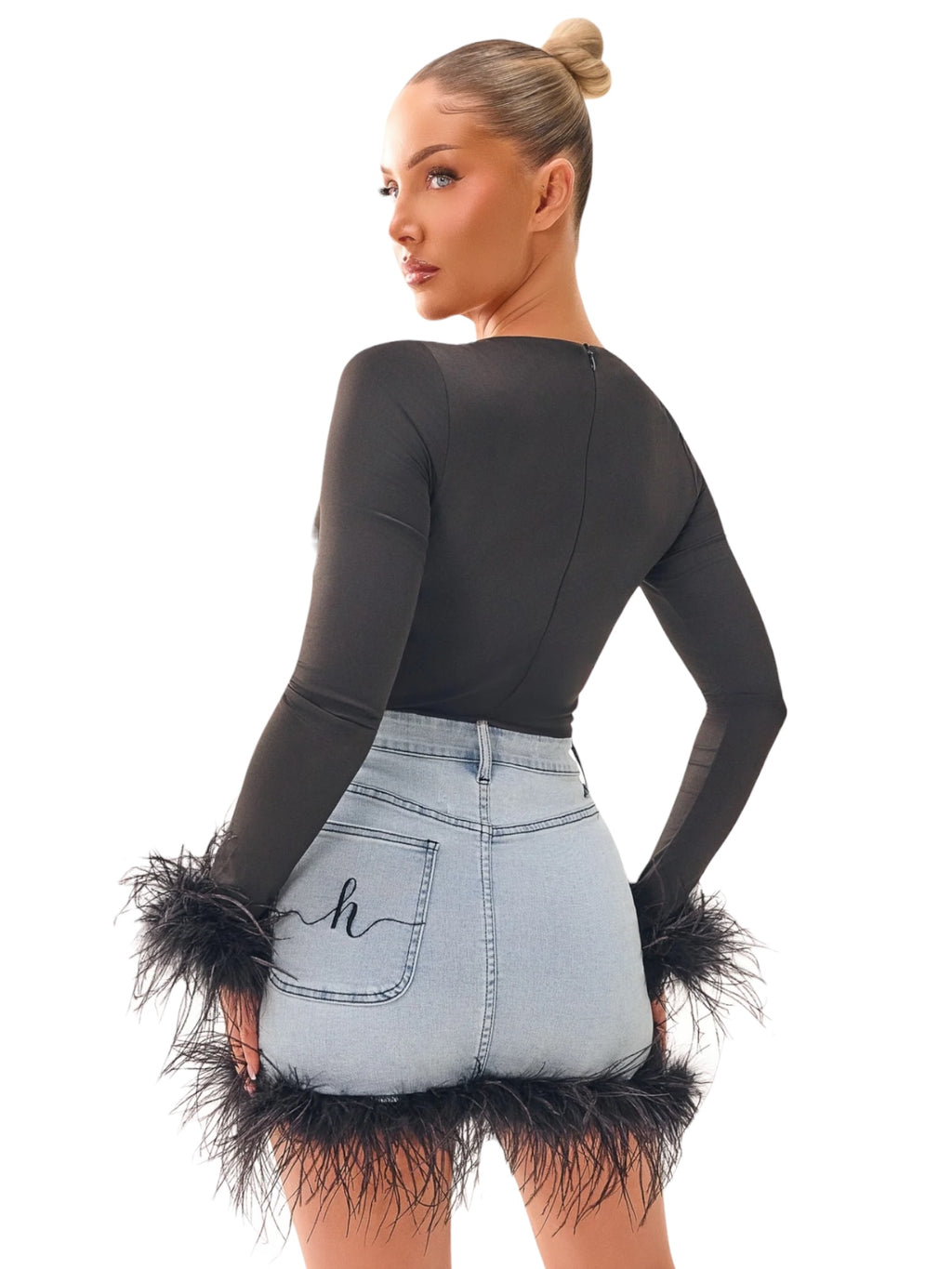 Black Ice Mini Skirt