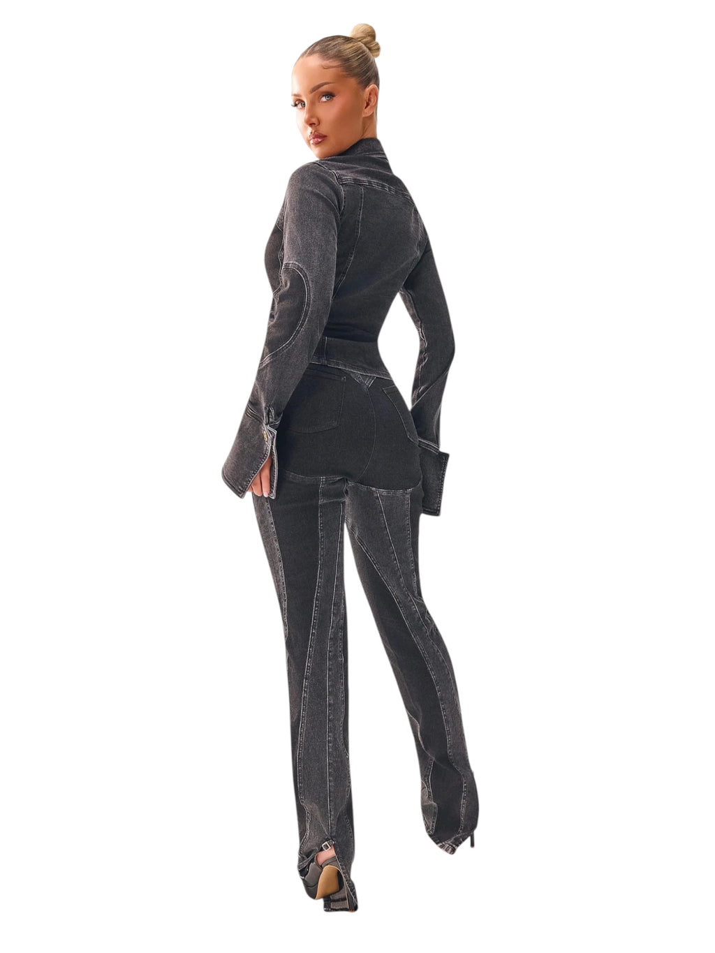 Femme Fatale 2 Shaded Black Jeans