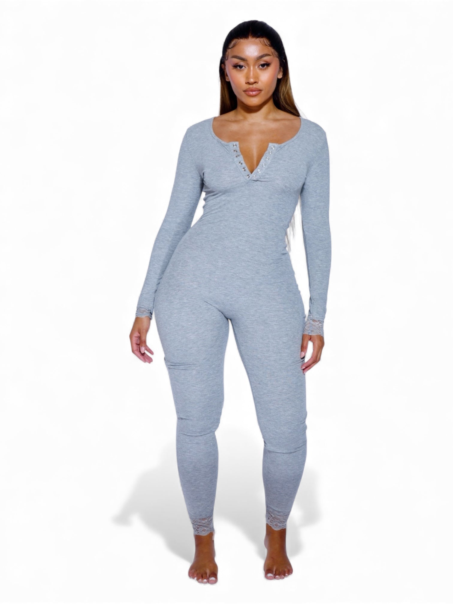 Buttercup Onesie Grey