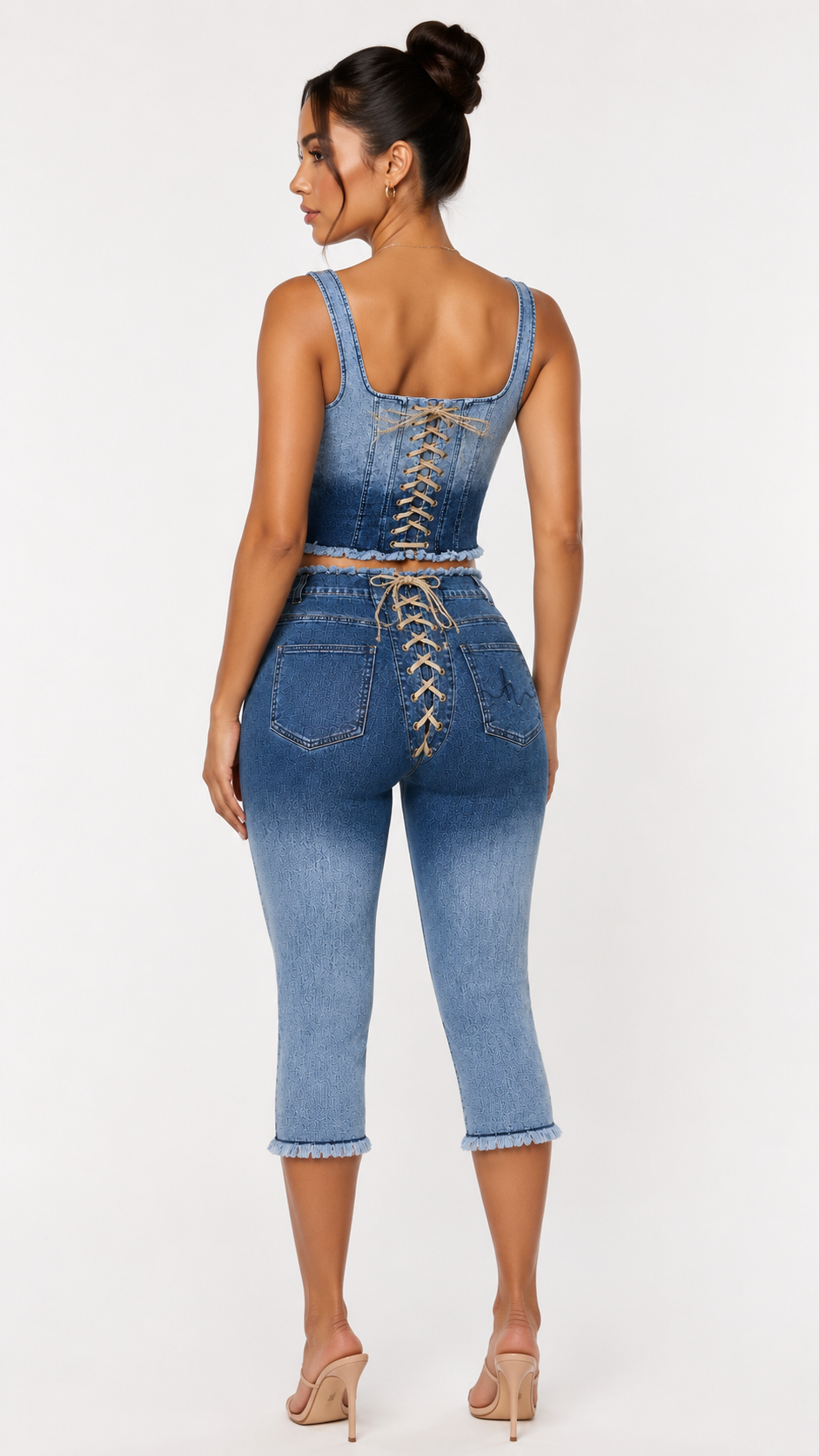 Ombré Capri Tie Me Up Set *Pre Order June 20-30th Delivery*