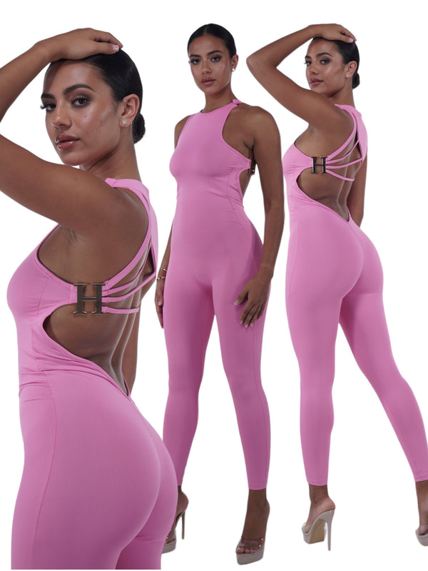 Pink H Jumpsuit