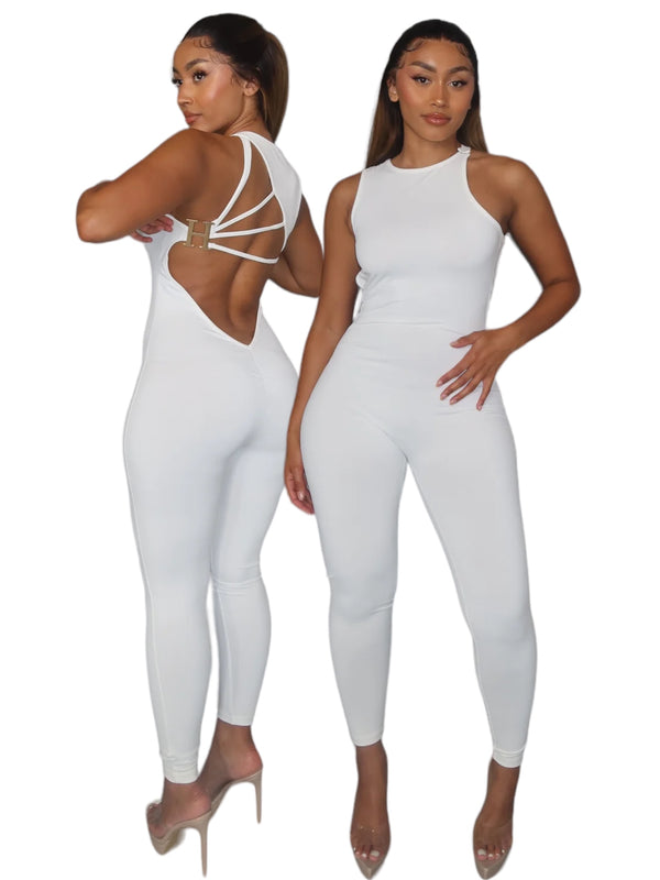 White H Jumpsuit