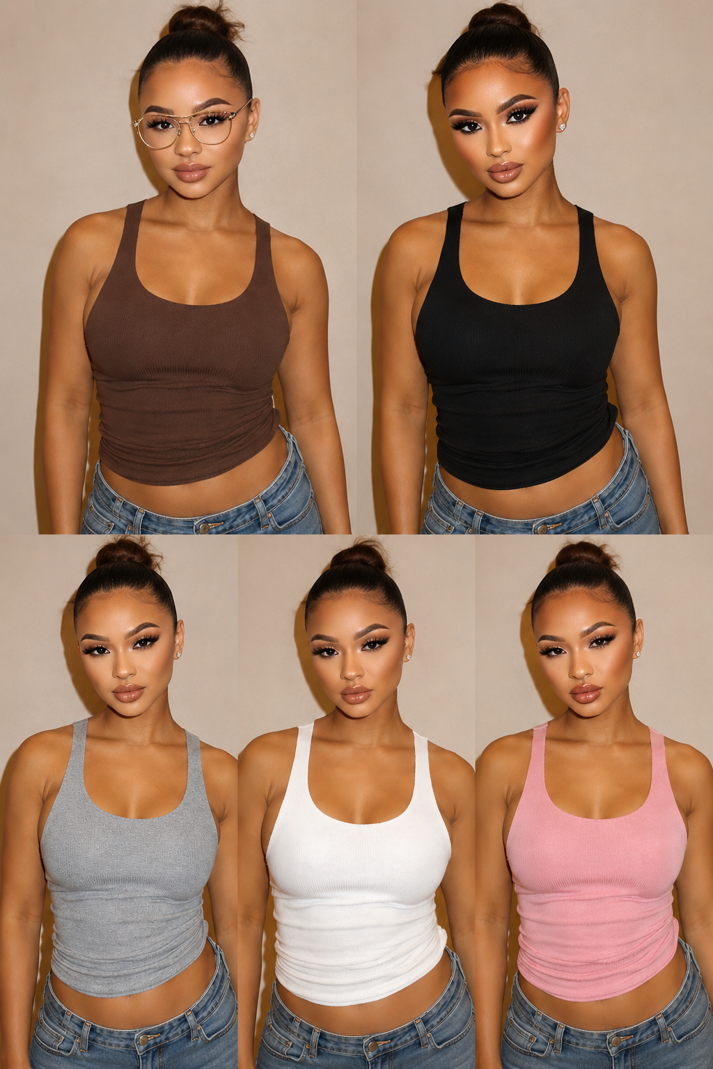 Buttercup Tank Tee 5 Pieces