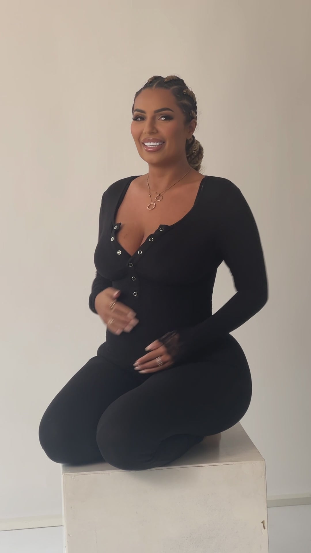 Buttercup Onesie Black