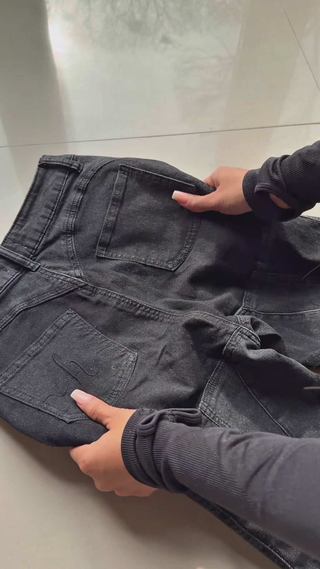 Femme Fatale 2 Shaded Black Jeans