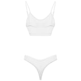 White Bra & Thong Set