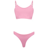 Pink Bra & Thong Set