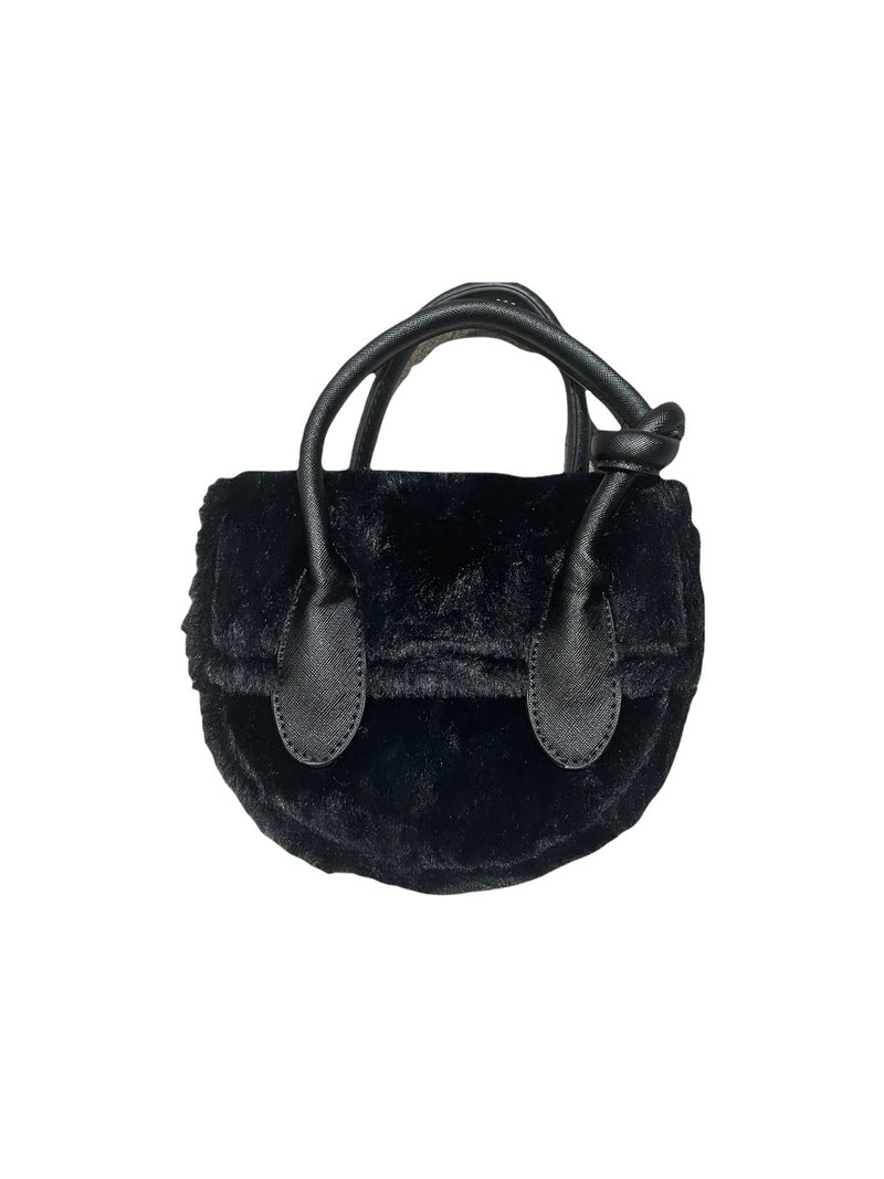 Black Fur Bag
