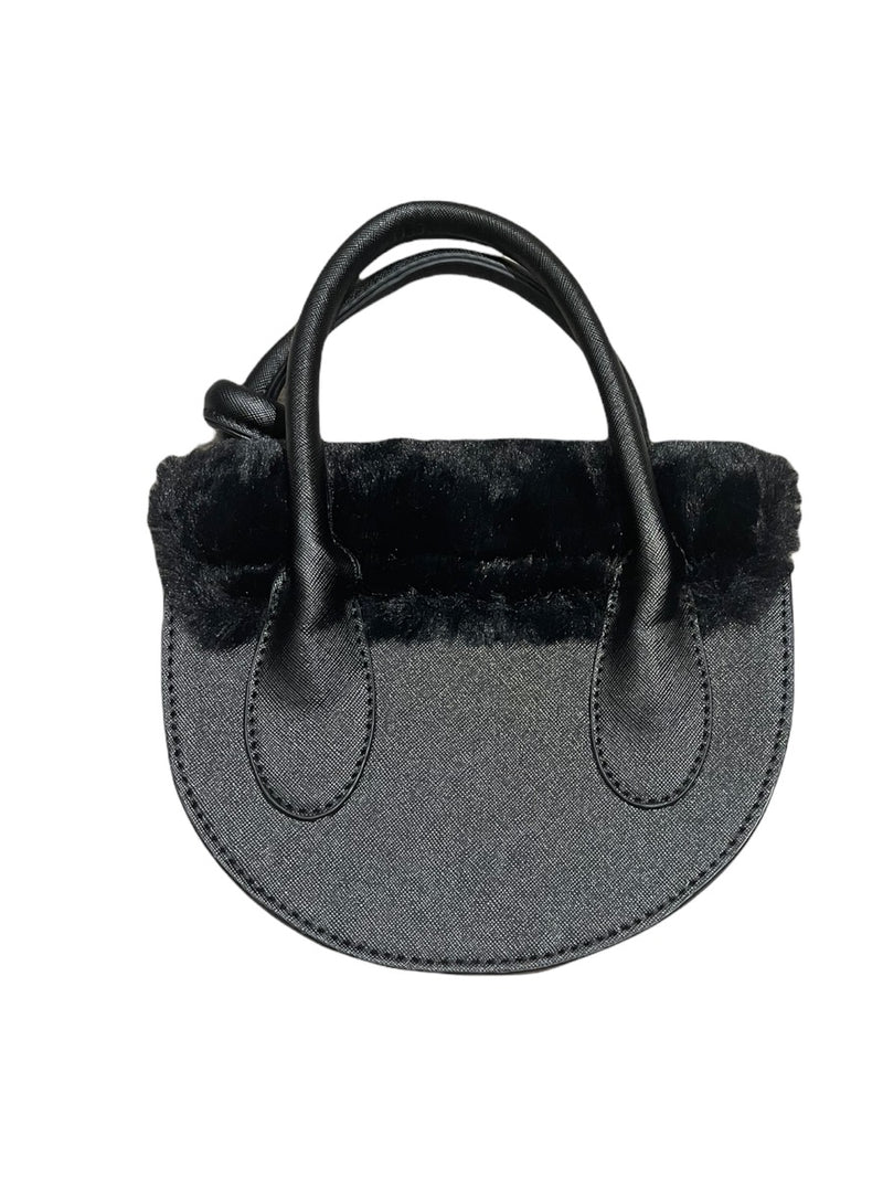 Black Fur Bag