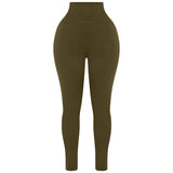 Khaki High Waisted Leggings