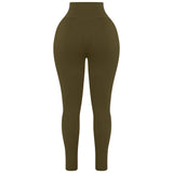 Khaki High Waisted Leggings