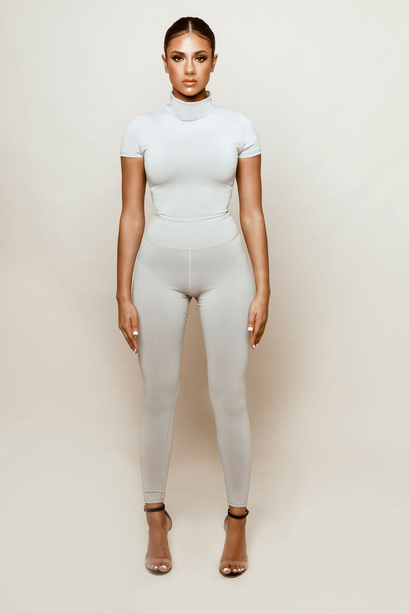 Grey High Waisted Leggings