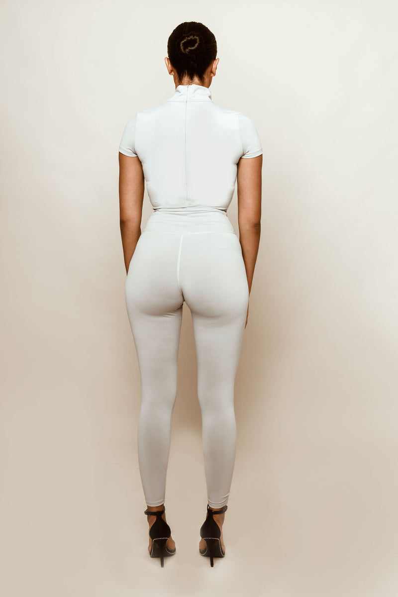 Grey High Waisted Leggings