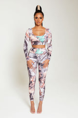 Digital Print Two Piece Set