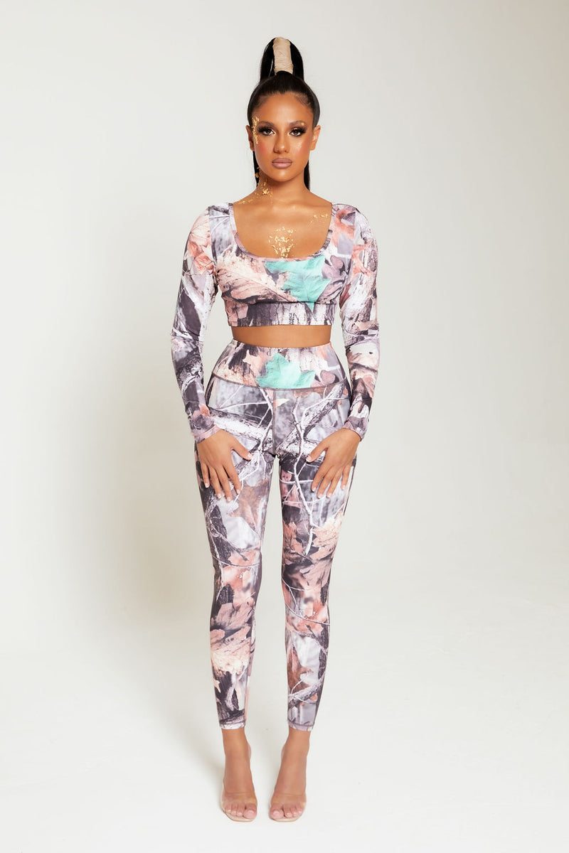 Digital Print Two Piece Set