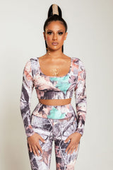 Digital Print Two Piece Set