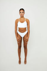 White Bra & Thong Set