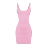 Pink Soft Bandage Mini Dress