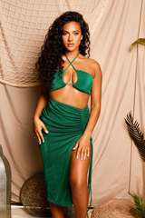 Green Luxe Backless Set