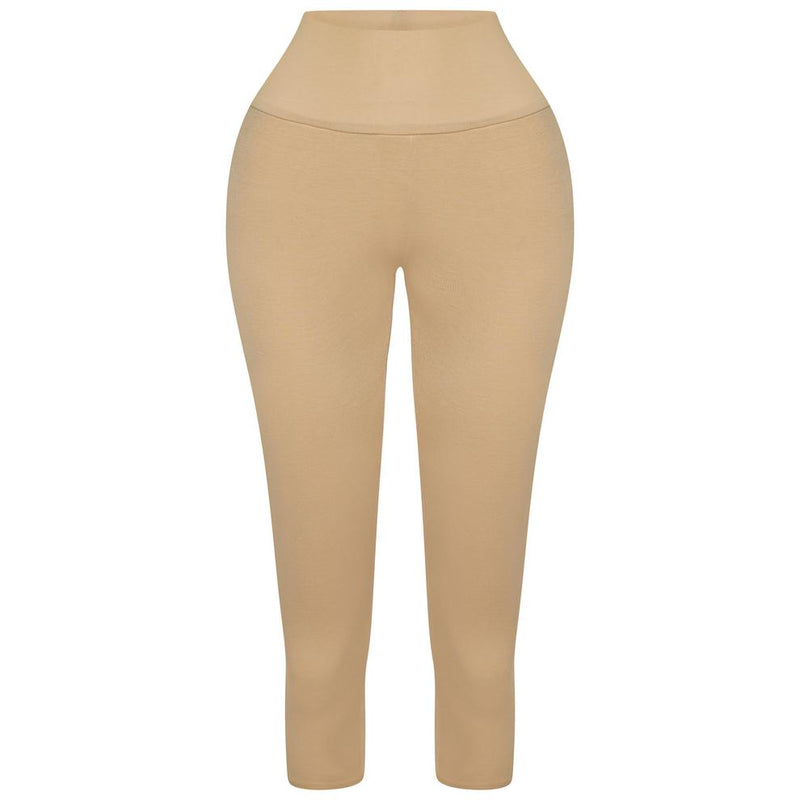 Beige Wrap Pants