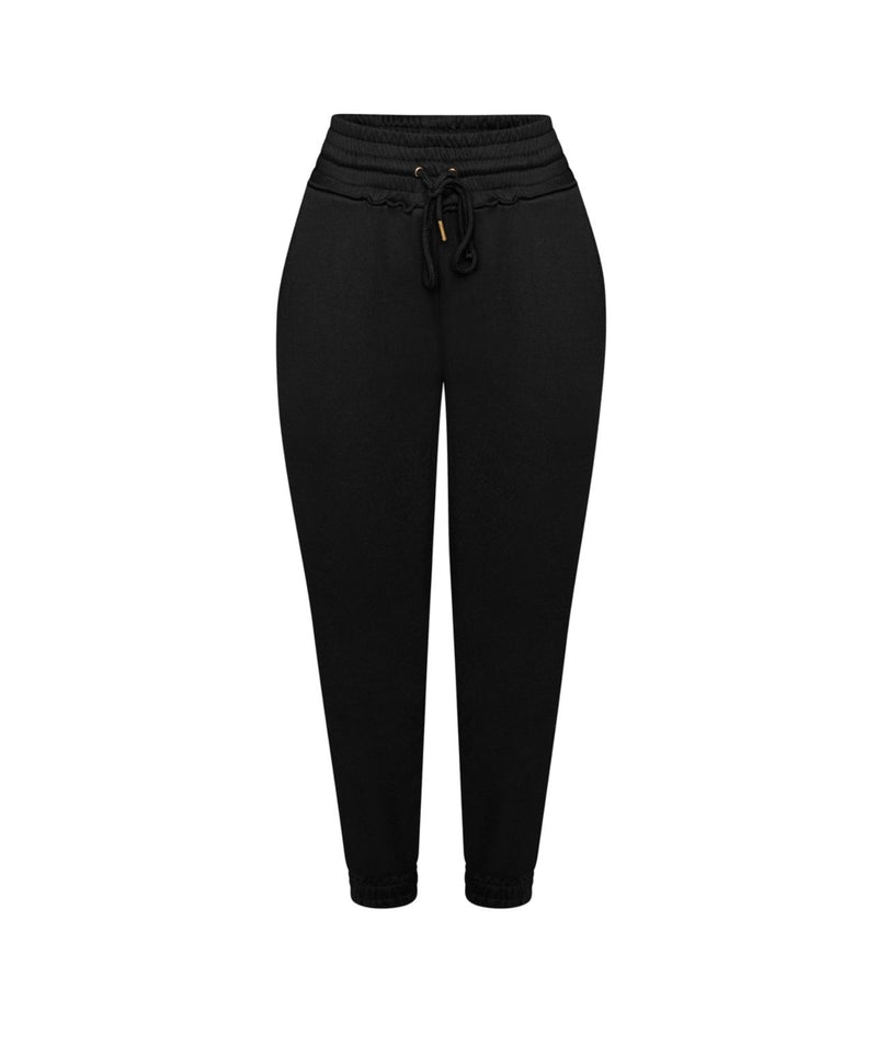 Black Structured Tracksuit - Bottom Only